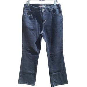 Tommy Hilfiger High Boot Dark Wash Denim Jeans‎ Classic Style